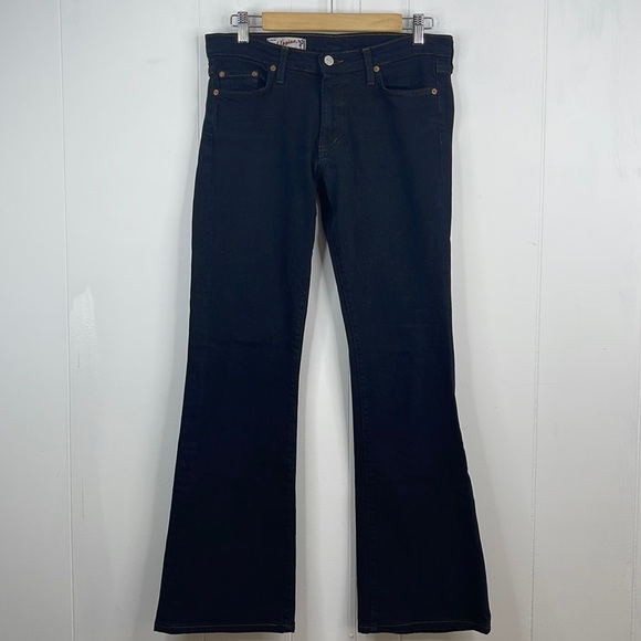 Red Engine Dark Wash Flare Leg Jeans Size 30/10 - Picture 3 of 11
